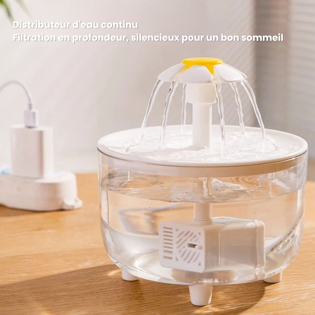Fontaine à eau intelligente pour chat