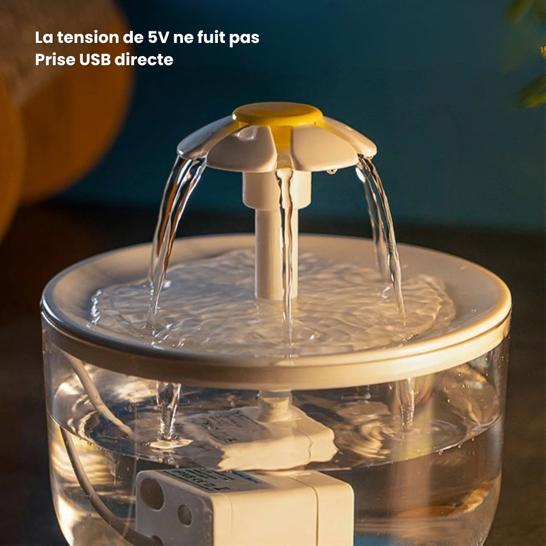 Fontaine à eau intelligente pour chat